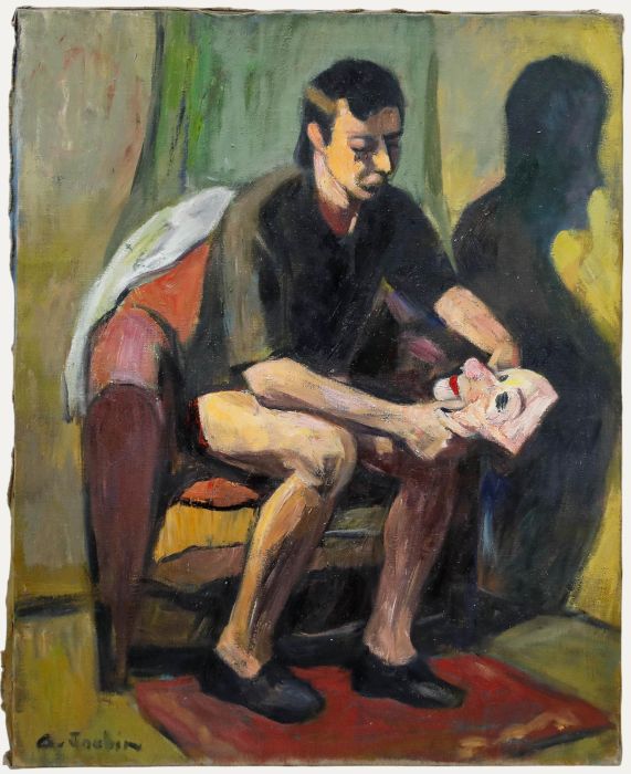 Georges Joubin (1888-1983) - Mid 20th Century Oil, The Actor