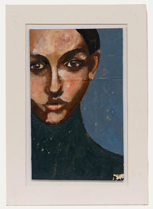 Ben Carrivick - Contemporary Oil, Green Turtleneck