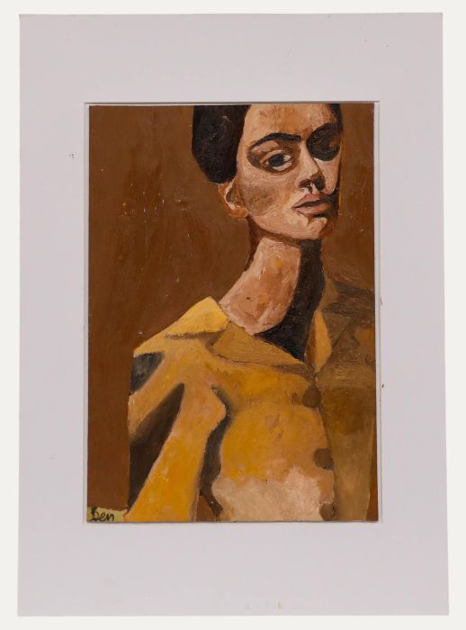 Ben Carrivick - Contemporary Oil, Orange Blouse