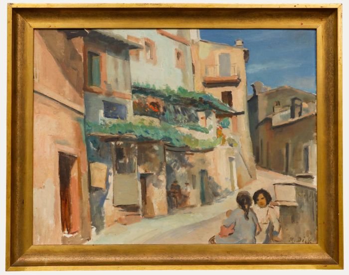 Karl Theophil Dick (1884-1967) - Mid 20th Century Oil, Palestina