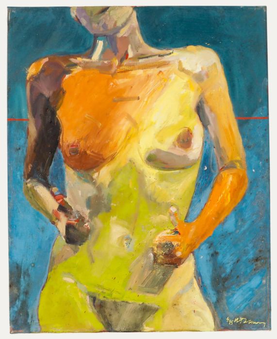 Richard J.S. Young - 1995 Oil, Nakedness