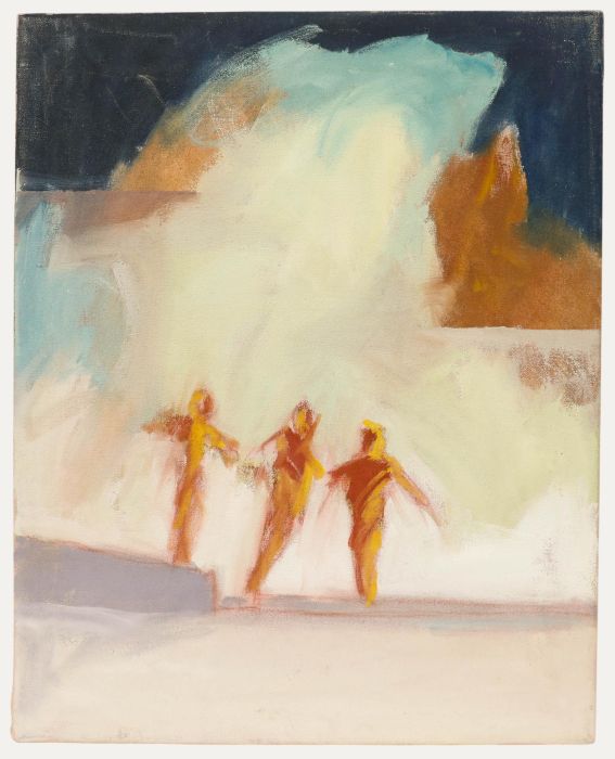 Richard J.S. Young - 1998 Oil, Playing in the Ruins