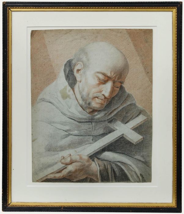 Demarteau after Taillasson - Crayon Manner Engraving, Saint John of the Cross