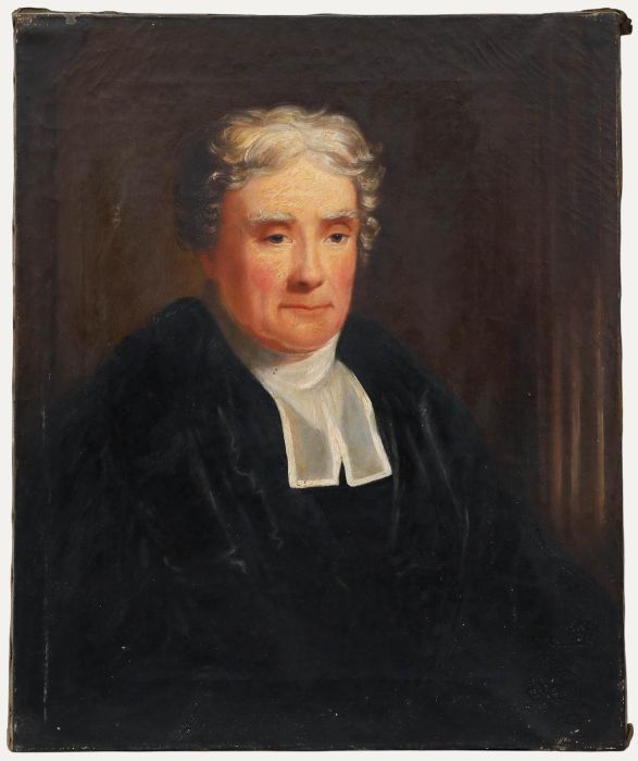 Framed 19th Century Oil - Portrait of Mr Christie