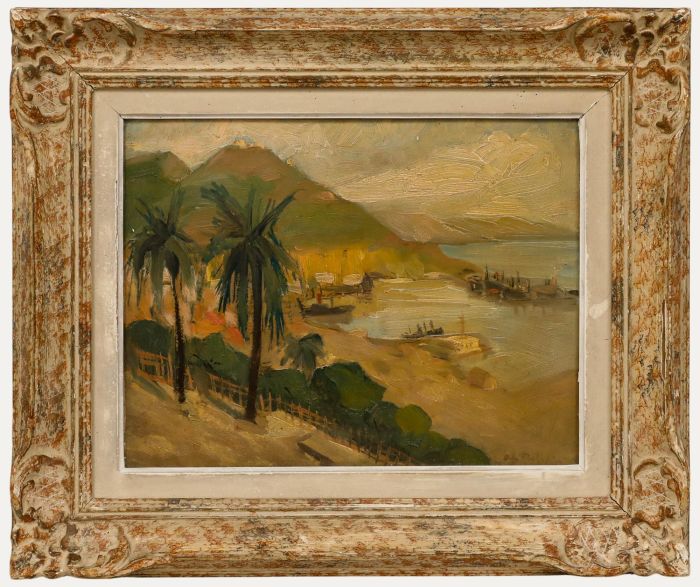 Al Murphin - Framed 20th Century Oil, View of the Orient