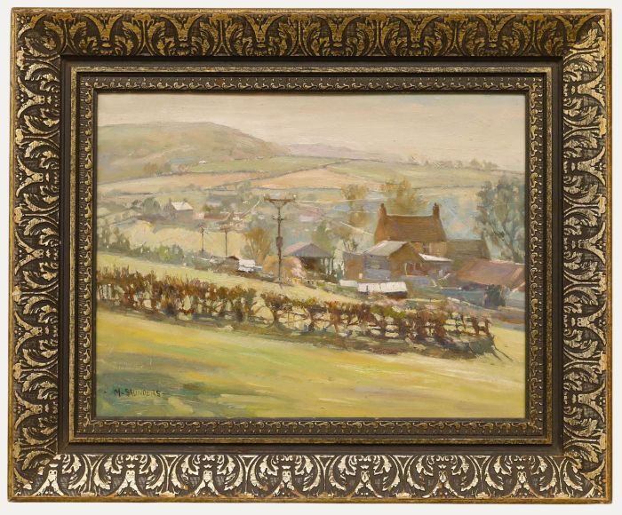 Michelle Saunders (b.1963) - Framed 20th Century Oil, High Summer, Danby