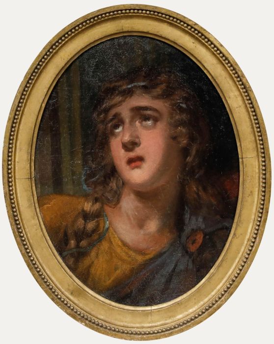 Early 19th Century Oil - Head of a Sibyl