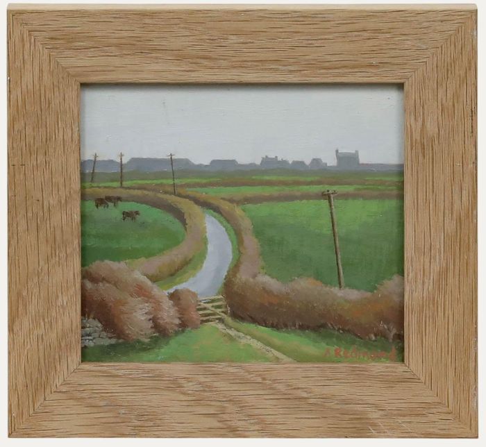 Aingelda Redmond (b.1927) - 20th Century Oil, A Country Road