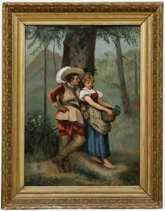 R. Salas after Serafin Martinez del Rincon y Trives - 1888 Oil, One More Victory