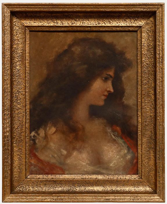 Alfred Schmidt (1867-1956) - Early 20th Century Oil, The Beauty