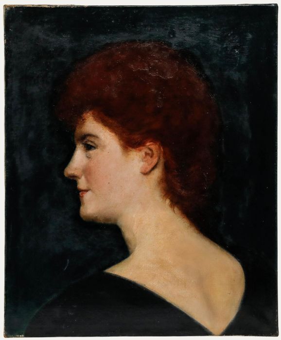 Late 19th Century Oil - Portrait of a Lady