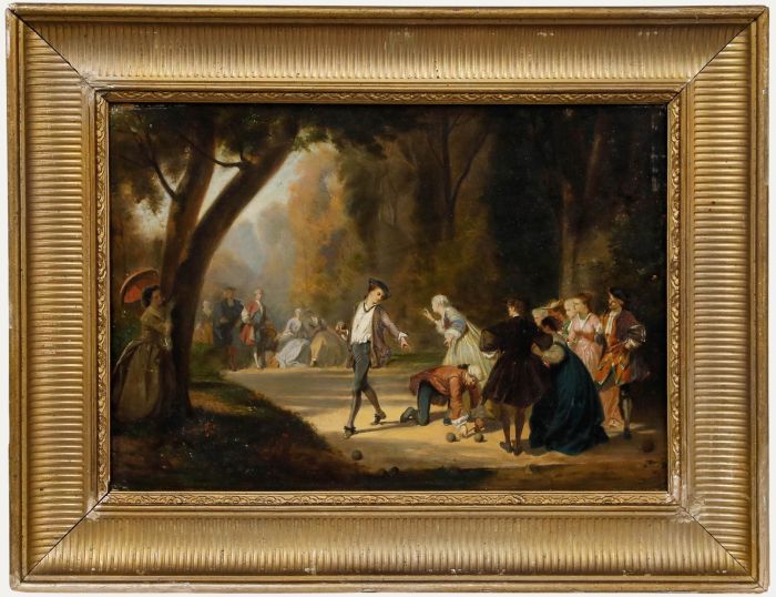 19th Century Oil - A Game of Boules