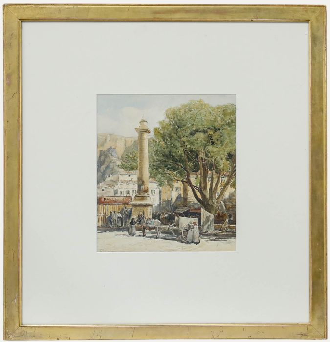 John Fulleylove (1845-1908) - Late 19th Century Watercolour, Colonne Pétrarque