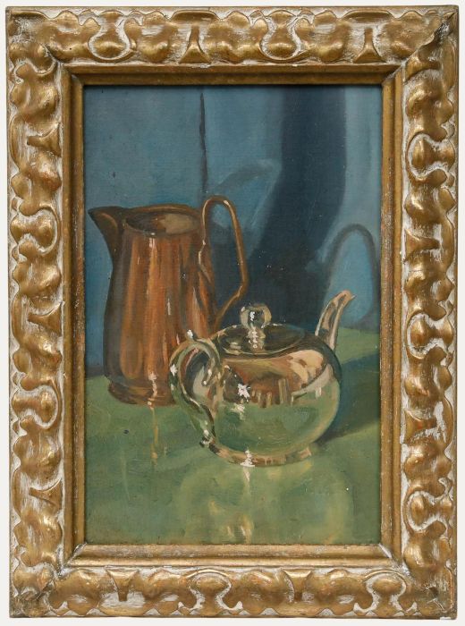 Leslie Charles Boyce (1892-1989) - Oil, Still Life with Jug and Teapot