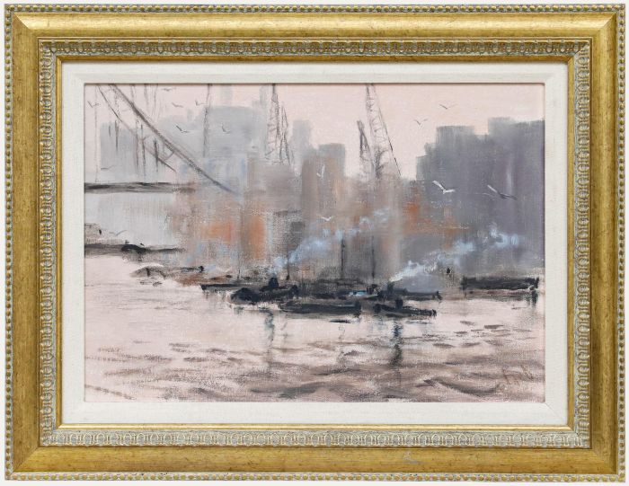 Mid 20th Century Oil - Thames Docklands