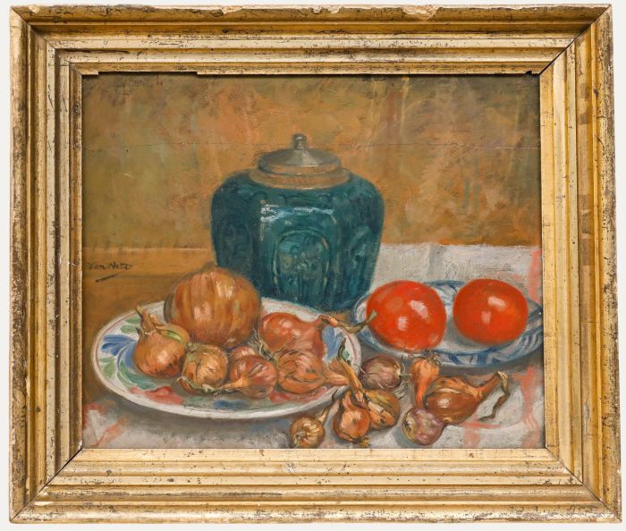 Von Wetter - Early 20th Century Oil, Still Life with Ginger Jar