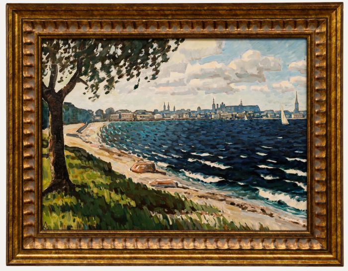 Manner of Albert Marquet (1875-1947) - Fauvist 20th Century Oil, French Bay