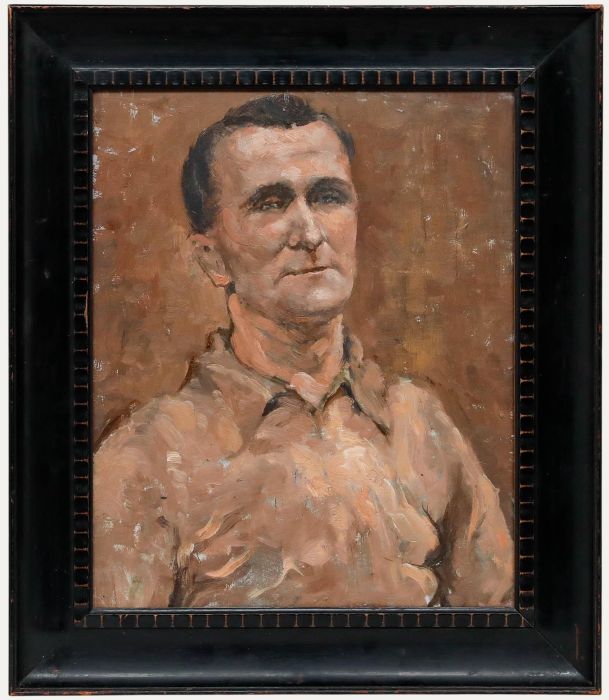 E. M. Johnson - Framed Mid 20th Century Oil, Portrait of a Gentleman