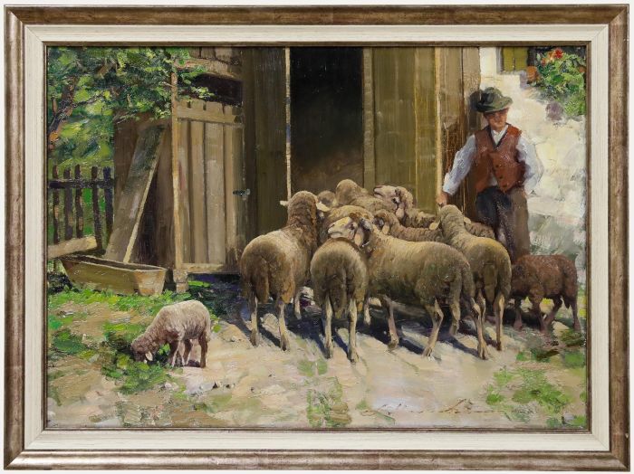Framed Mid 20th Century Oil - None