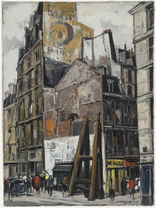 Daniel Merino (1941-2011) - Mid 20th Century Oil, Parisian Boulevard