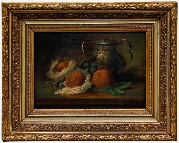 Hubert Bellis (1831-1902) - Late 19th Century Oil, Still Life with Oranges