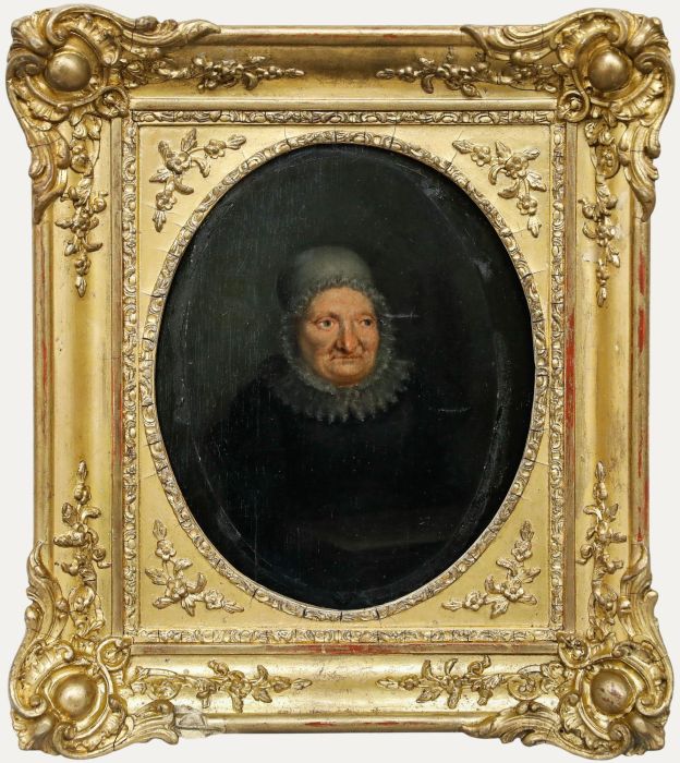 Framed Early 19th Century Oil - Portrait of Johanna Frederica Pfuhl