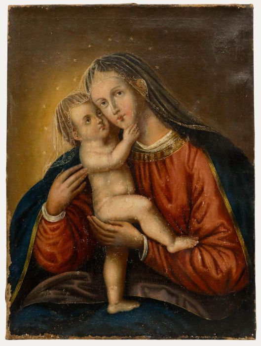 After Lucas Cranach the Elder - 19th Century Oil, Madonna of Grace