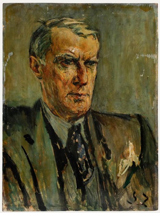 Susi Zimmermann (b.1883) - Mid 20th Century Oil, Portrait of a Gentleman