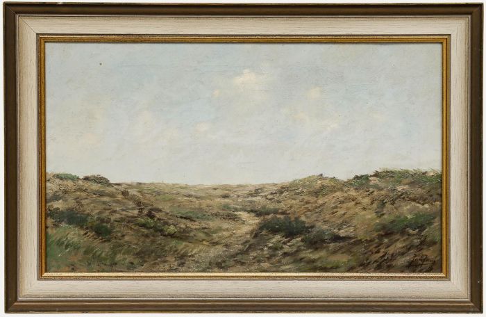 Jan Jans (1893-1963) - Framed Early 20th Century Oil, Windswept Dunes