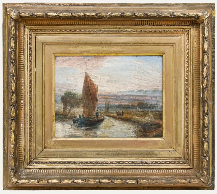Henry Baines - 1874 Oil, Red Sky at Night