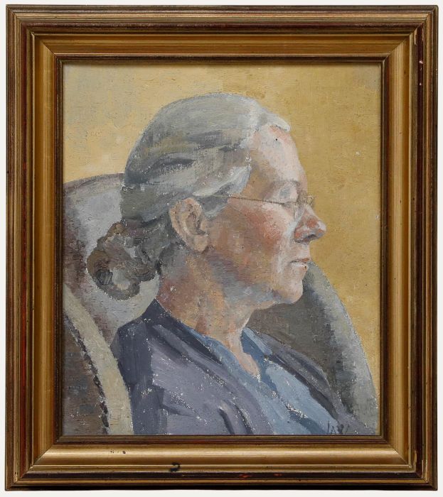 Lucy Wynne - c. 1950 Oil, Portrait of Dr Rosalind Pole Stuart