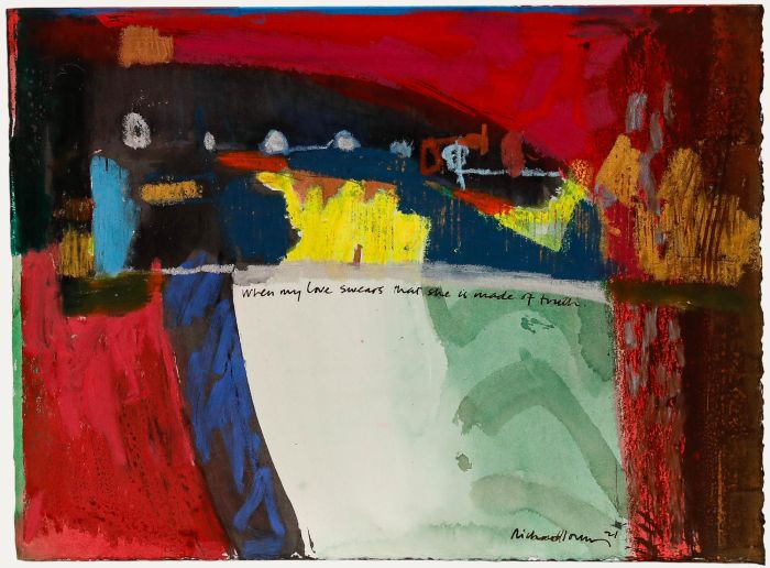 Richard J.S. Young - Mixed Media, When My Love Swears That She Is Made of Truth