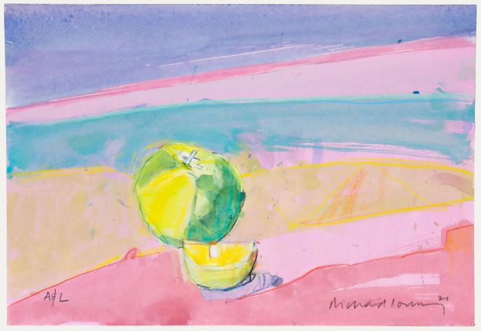 Richard J.S. Young - 2021 Mixed Media, Apples and Lemons