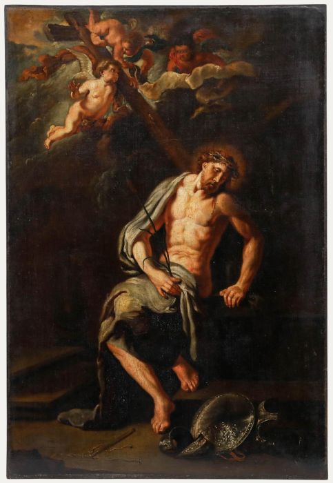 18th Century Oil - Descent from the Cross