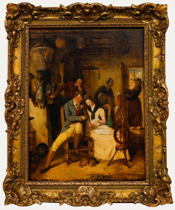 Follower of David Wilkie (1785-1841) - 19th Century Oil, The Wedding Eve
