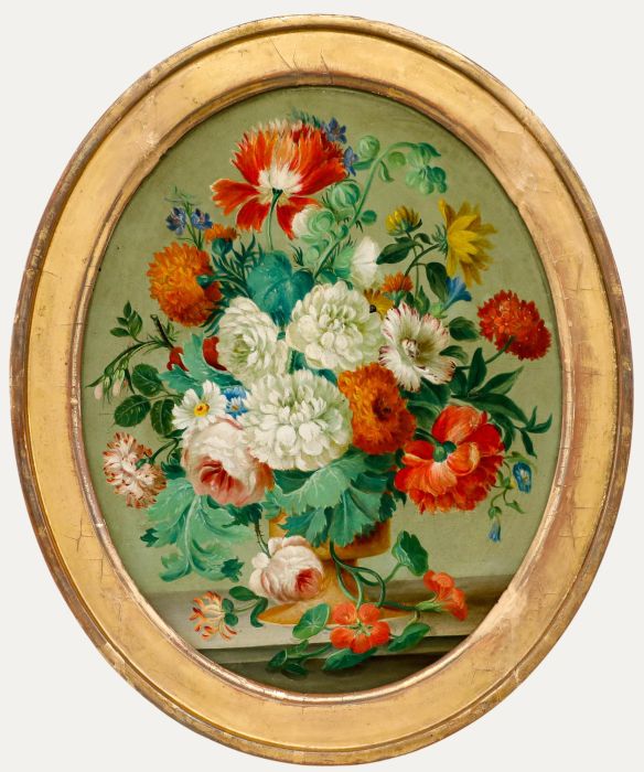 Fine 19th Century Oil - Summer Flowers I