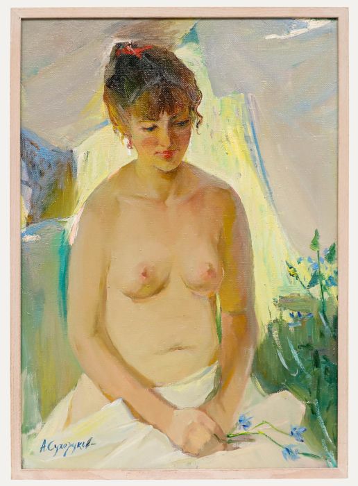 Anatolii Sourhoroukov (1935-2011) - Framed Contemporary Oil, Rest