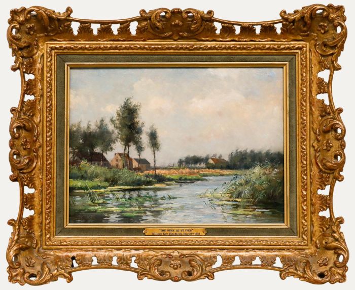 Circle of William Kay Blacklock (1872-1924) - Framed Oil, The Ouse at St. Ives