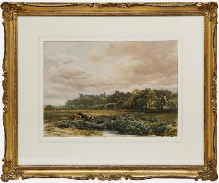 Edmund Morison Wimperis (1835-1900)- Framed Watercolour, View of Arundel Castle