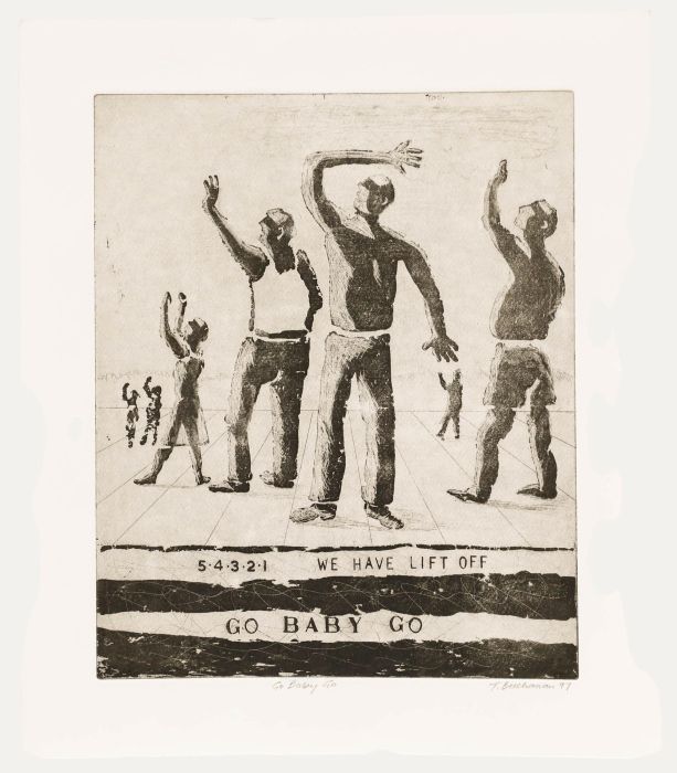 Terry Buchanan - Contemporary Etching, Go Baby Go