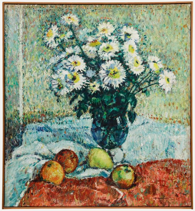 Aart Glansdorp (1903-1989) - 20th Century Oil, Daisies