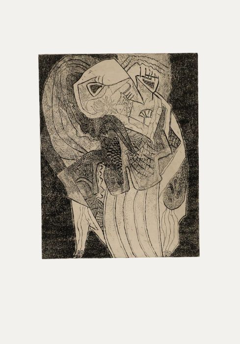 Willem Retera (1890-1955) - Mid 20th Century Etching, Old Spanish Woman