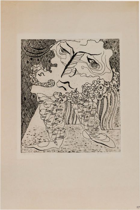 Willem Retera (1890-1955) - Mid 20th Century Etching, Pierrot