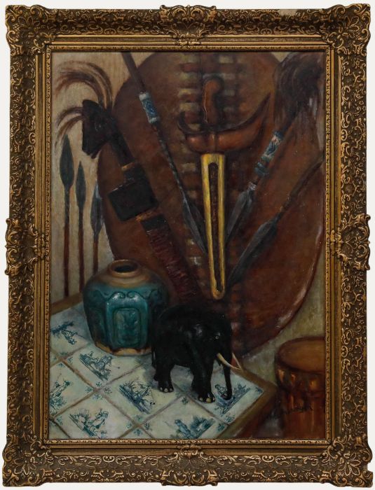 Albert Hendrik van Eynsbergen (1903-1986) - Oil, Ethnographic Still Life