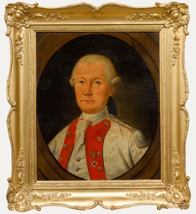 18th Century Oil - The Military Man