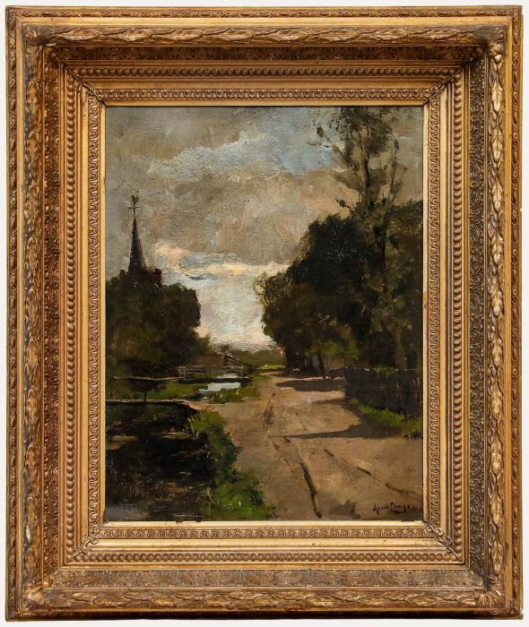 Adolf Lange - Early 20th Century Oil, The Hague