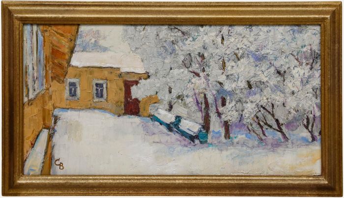 Vladimir Trofimovich Skriabin (1927-1989) - 20th Century Oil, Winter Day