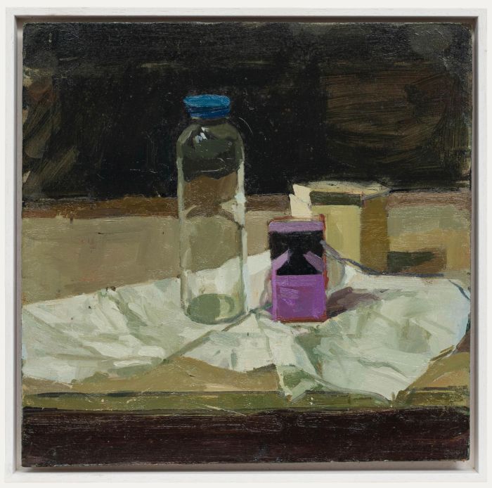 Roger Coleman - 20th Century Oil, Still Life with Purple Ceramic