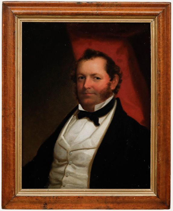 Fine Mid 19th Century Oil - Portrait of a Prosperous Gentleman