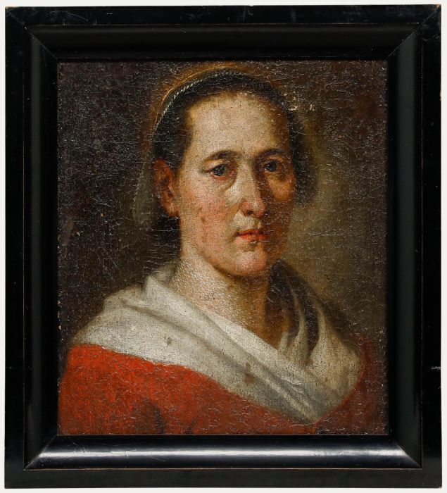 Flemish School 17th Century Oil - Portrait of a Respectable Woman